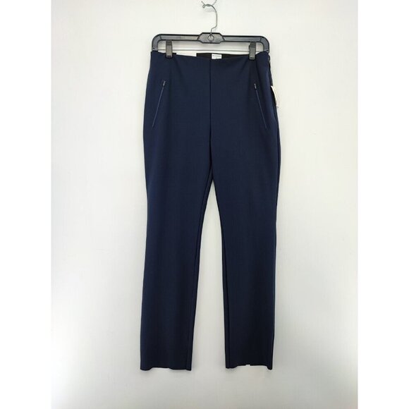BR Standard Skinny Fit Highrise 4 Way Stretch Navy Blue Pants Size 8 Short - Picture 1 of 15